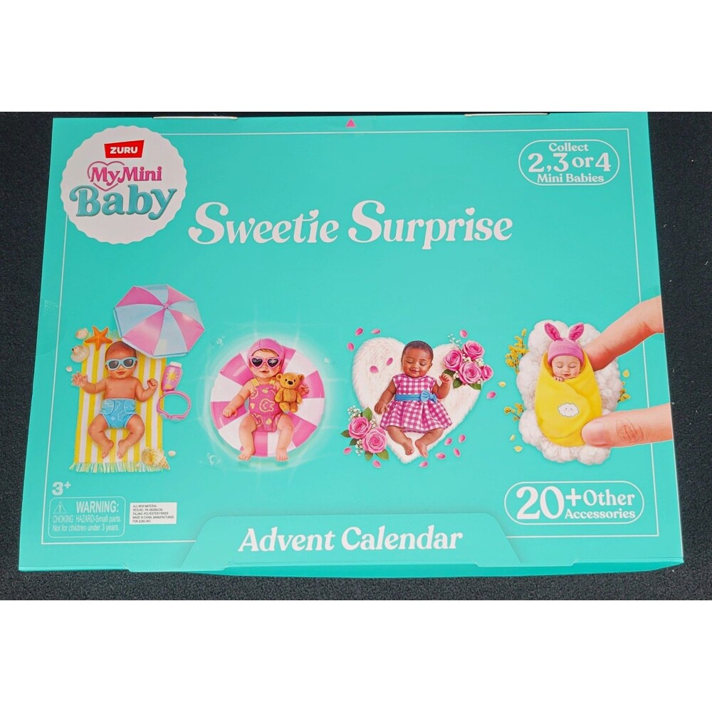 ZURU My Mini Baby Sweetie Surprise Advent Calendar Doll + Accessories